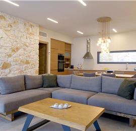 3 bedroom villa with pool & sea view, near Acharavi, sleeps 6